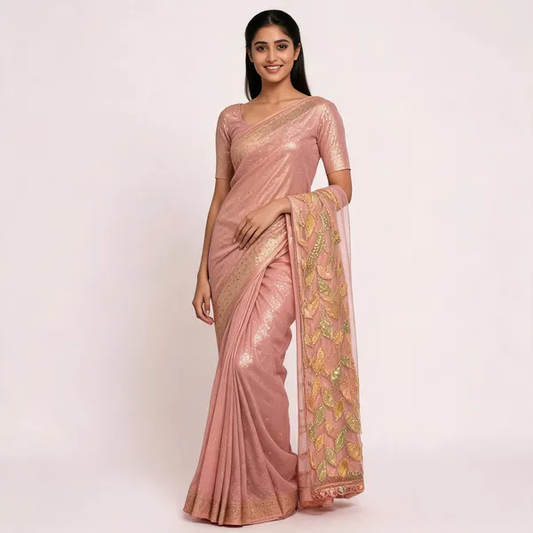 Pink_Star_Georgette_Embroidered_Bollywood_Saree_For_Women
