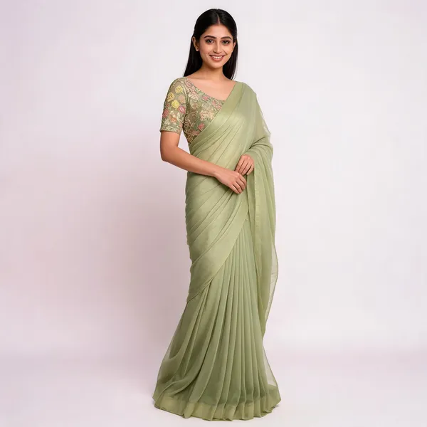 Green_Star_Georgette_Self_Design_Embroidered_Saree_For_Women