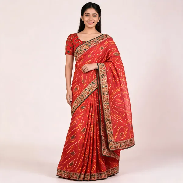 Red_Star_Georgette_Bandhani_Saree_For_Women