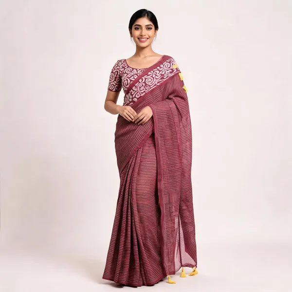 Maroon_Star_Georgette_Embroidered_Saree_For_Women
