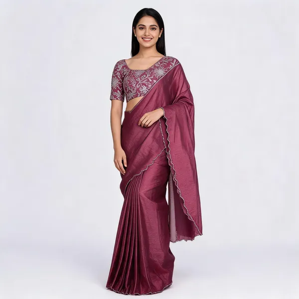 Pink_Star_Georgette_Embroidered_Saree_For_Women