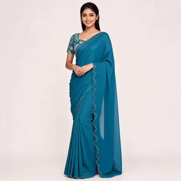 Blue_Star_Georgette_Embroidered_Saree_For_Women