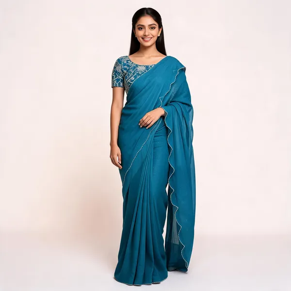 Blue_Star_Georgette_Embroidered_Saree_For_Women