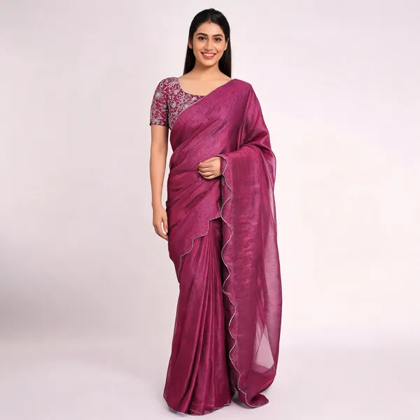 Pink_Star_Georgette_Embroidered_Saree_For_Women