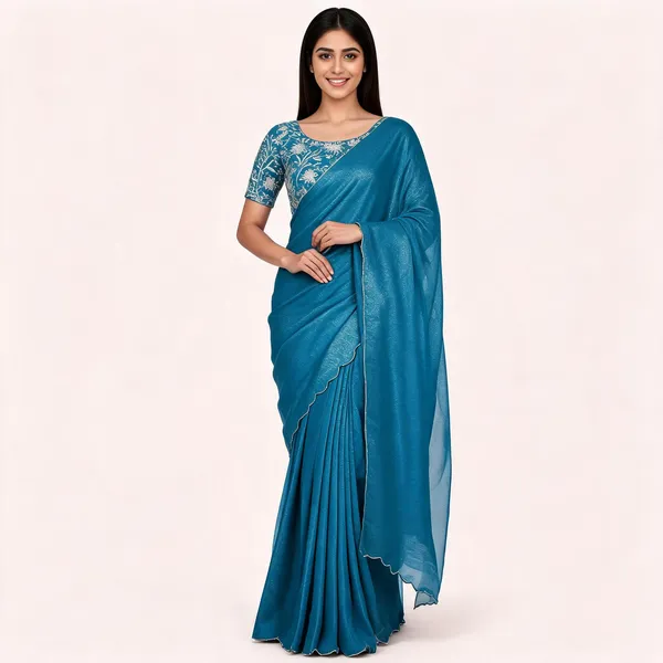 Blue_Star_Georgette_Saree_For_Women