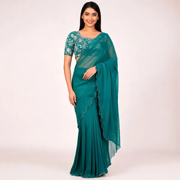 Blue_Star_Georgette_Saree_For_Women