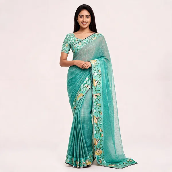 Blue_Star_Georgette_Saree_For_Women