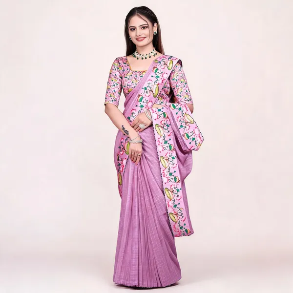 Purple_Star_Georgette_Self_Design_Saree_For_Women
