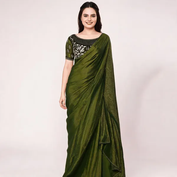 Light_Green_Star_Georgette_Embroidered_Saree_For_Women