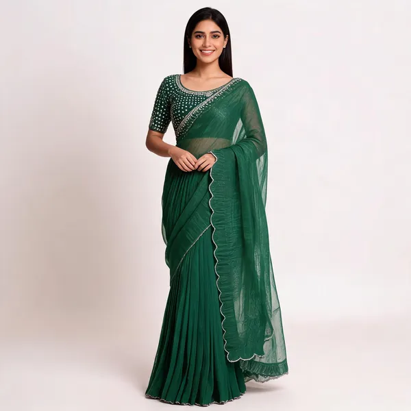 Green_Star_Georgette_Embroidered_Saree_For_Women
