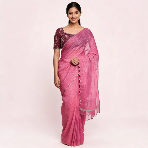 Pink_Star_Georgette_Embroidered_Embellished_Saree_For_Women