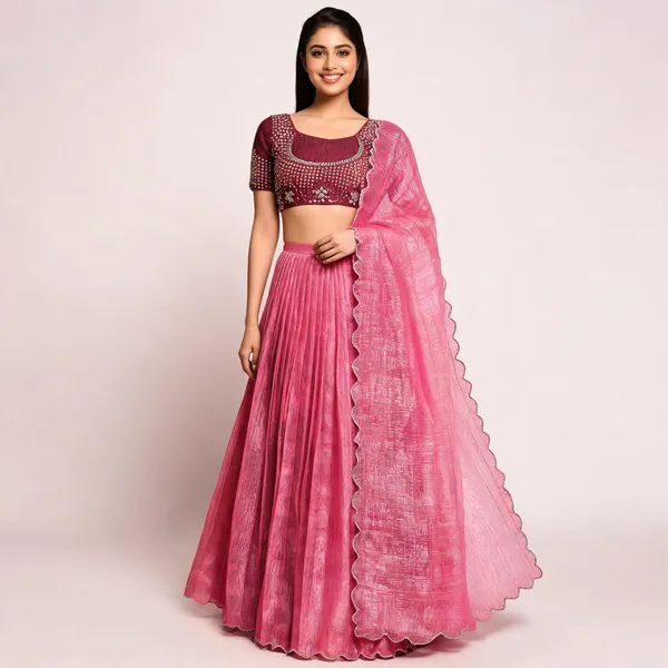 Pink_Star_Georgette_Embroidered_Embellished_Saree_For_Women
