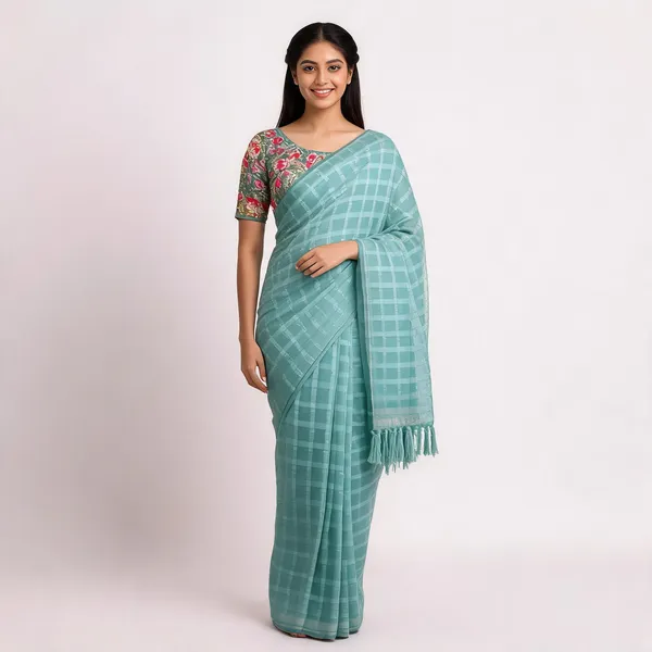 Blue_Star_Georgette_Embroidered_Daily_Wear_Saree_For_Women