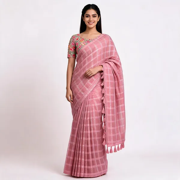 Pink_Star_Georgette_Embroidered_Saree_For_Women