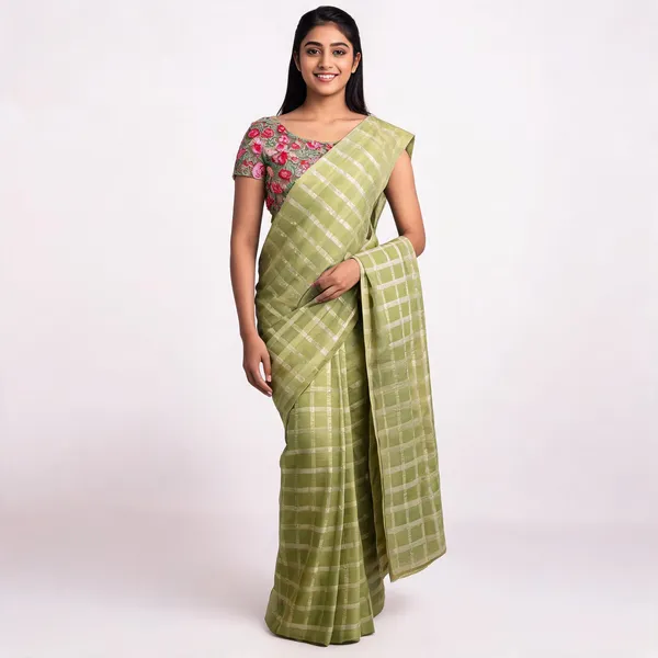 Green_Star_Georgette_Embroidered_Saree_For_Women