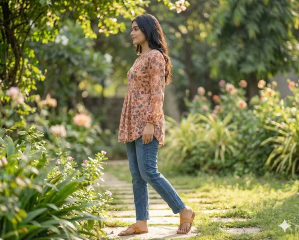 Light_Pink_Cotton_Printed_Tunic_Kurta_For_Women