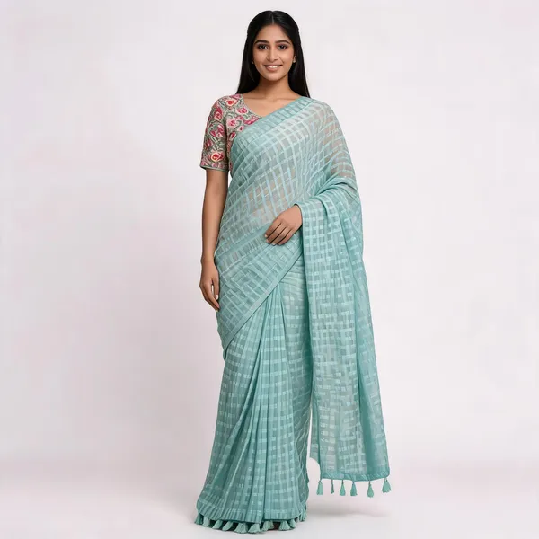Blue_Star_Georgette_Saree_For_Women