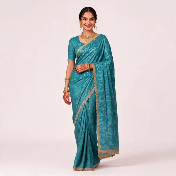 Blue_Star_Georgette_Woven_Embroidered_Saree_For_Women