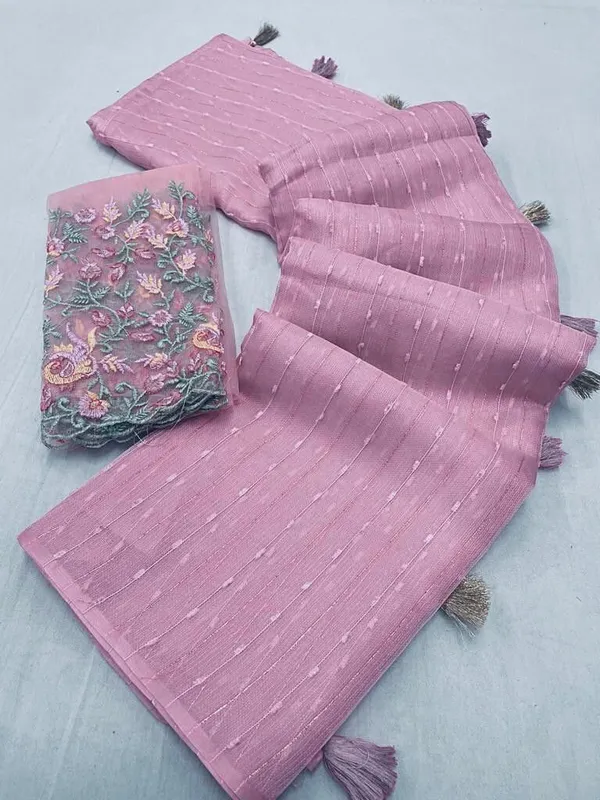 Purple_Star_Georgette_Embroidered_Saree_For_Women