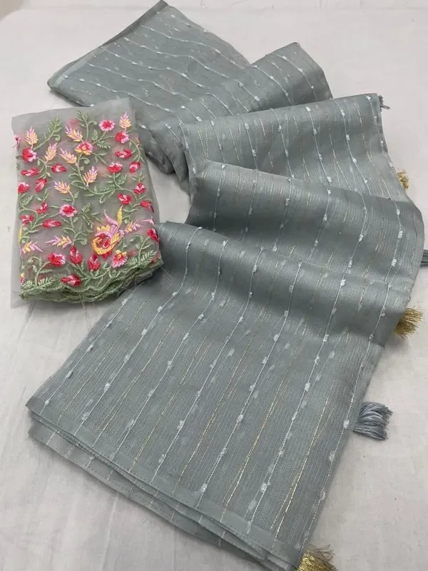 Grey_Star_Georgette_Bollywood_Saree_For_Women