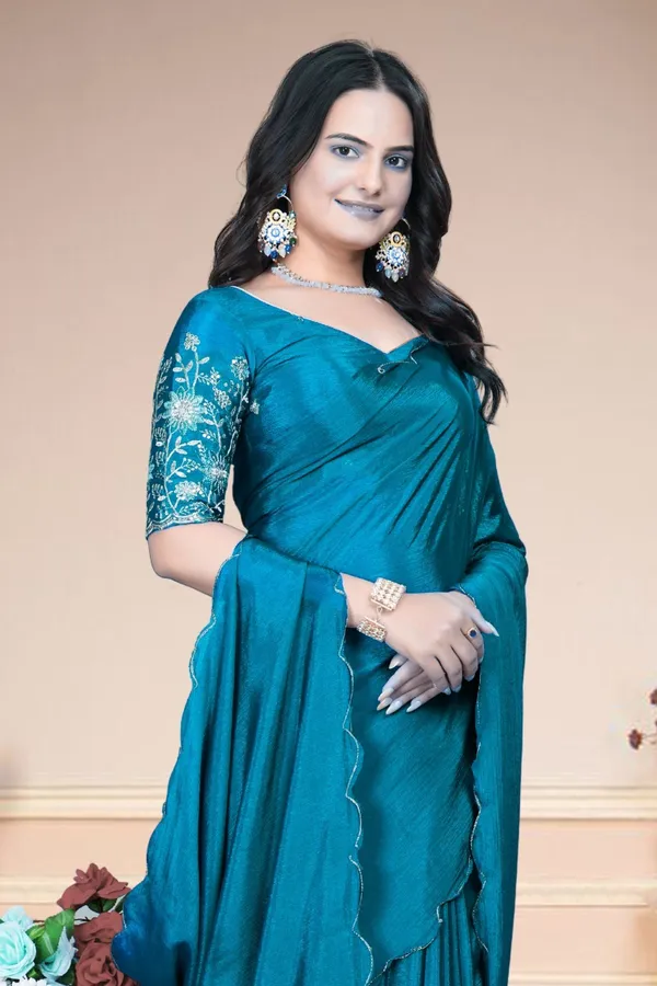 Blue_Star_Georgette_Solid_Bollywood_Saree_For_Women