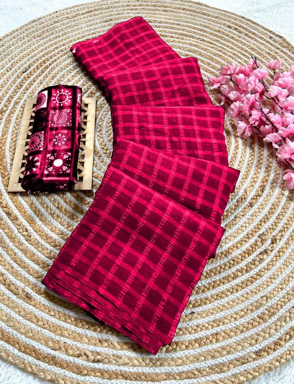 Pink_Star_Georgette_Saree_For_Women