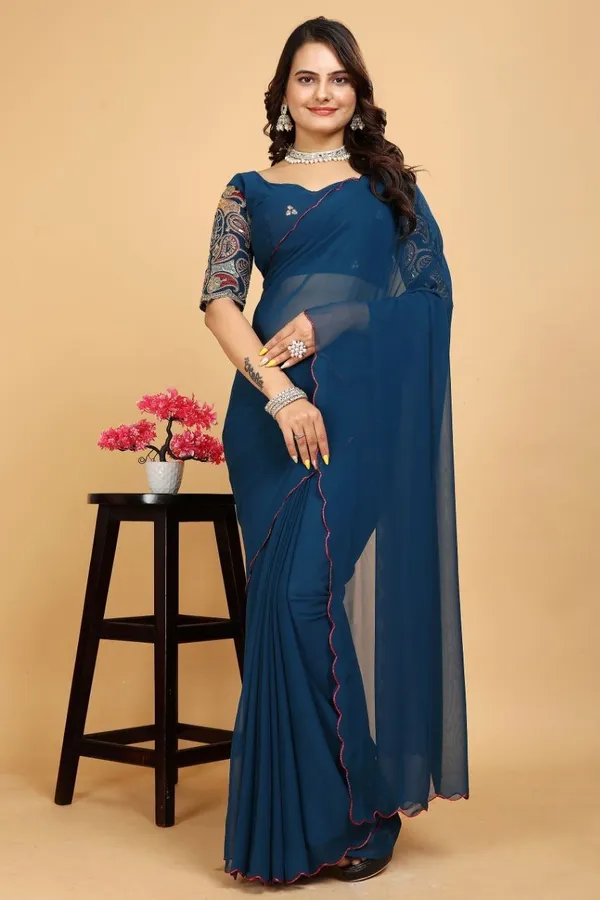 Blue_Star_Georgette_Embroidered_Saree_For_Women