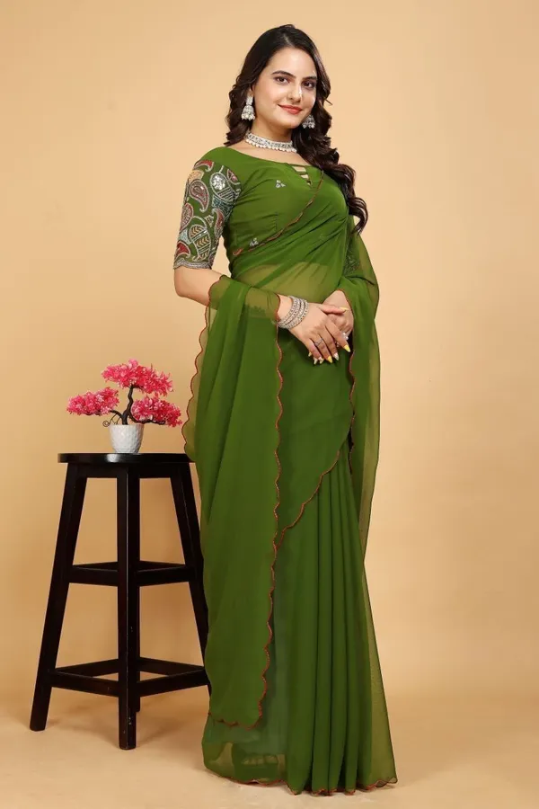 Light_Green_Star_Georgette_Embroidered_Saree_For_Women