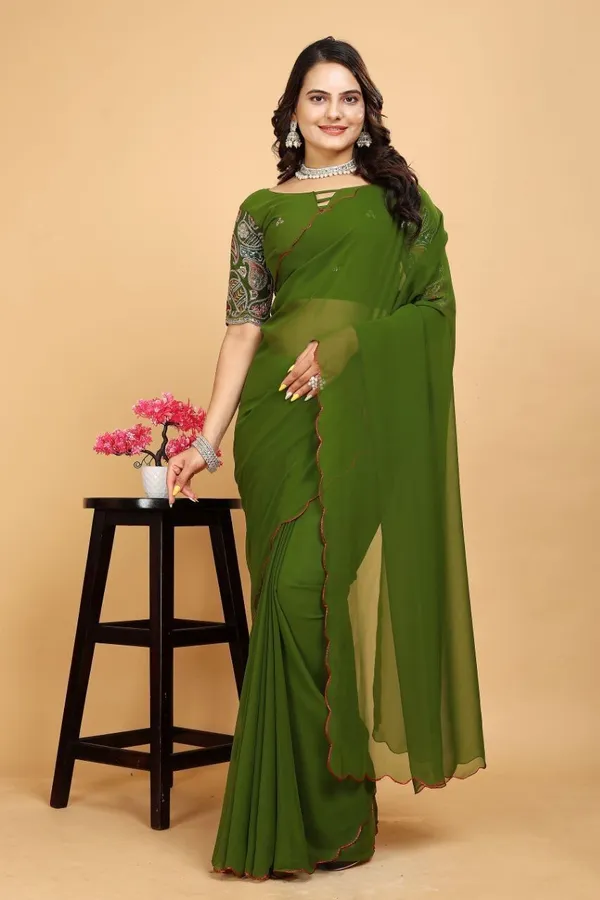 Light_Green_Star_Georgette_Embroidered_Saree_For_Women