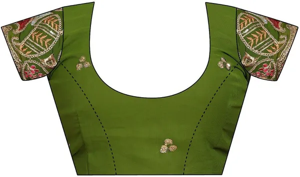 Light_Green_Star_Georgette_Embroidered_Saree_For_Women