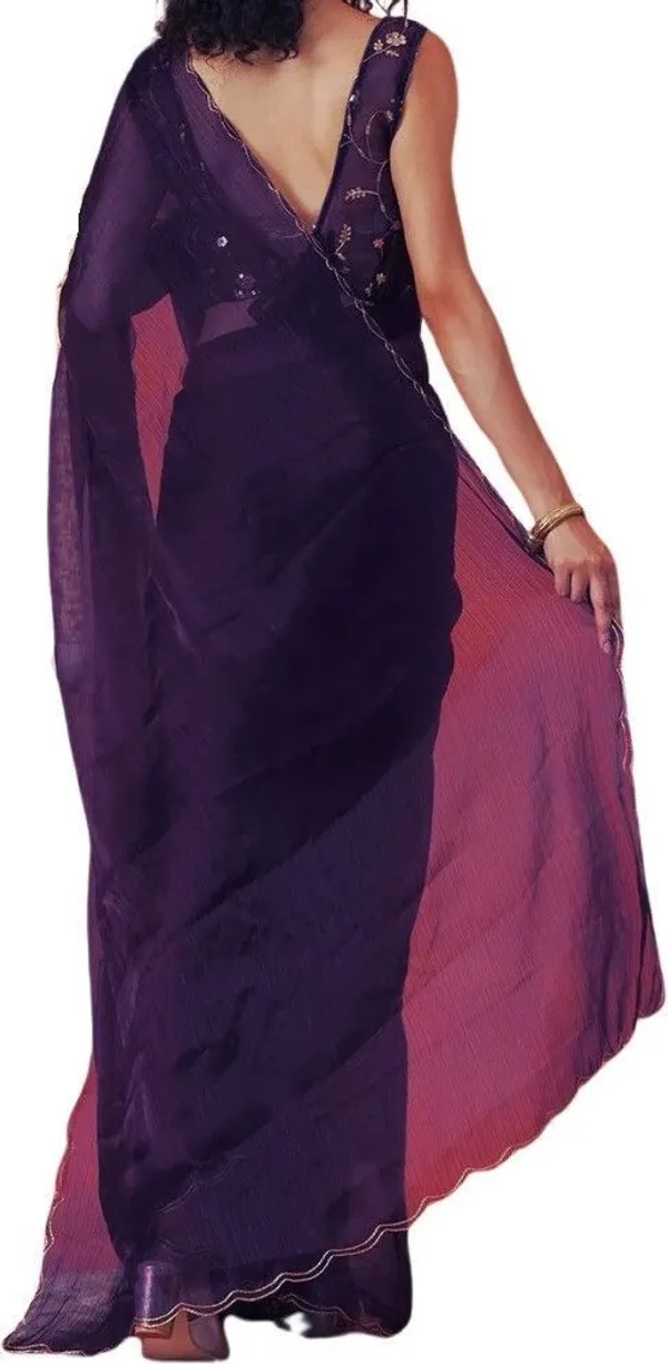 Purple_Star_Georgette_Self_Design_Bollywood_Saree_For_Women