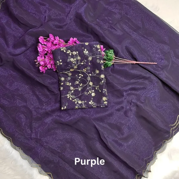 Purple_Star_Georgette_Self_Design_Bollywood_Saree_For_Women
