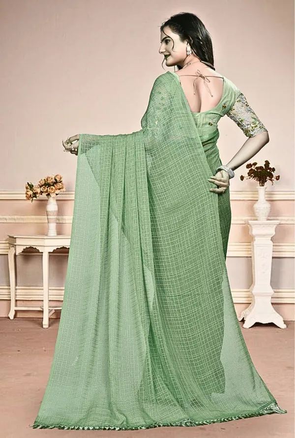 Green_Star_Georgette_Self_Design_Saree_For_Women