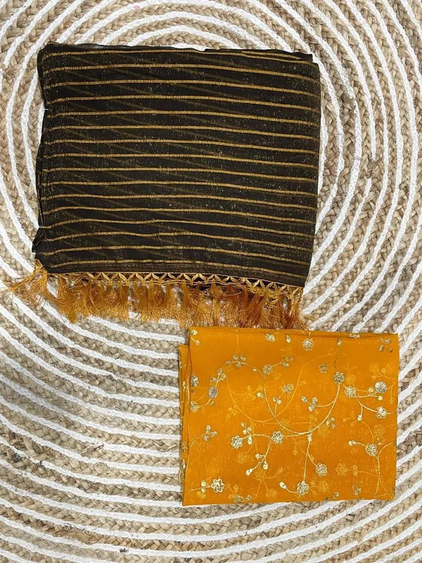 Mustard_Star_Georgette_Embroidered_Saree_For_Women