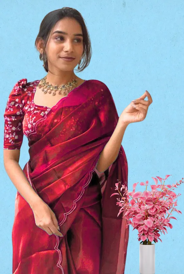 Pink_Star_Georgette_Embroidered_Saree_For_Women