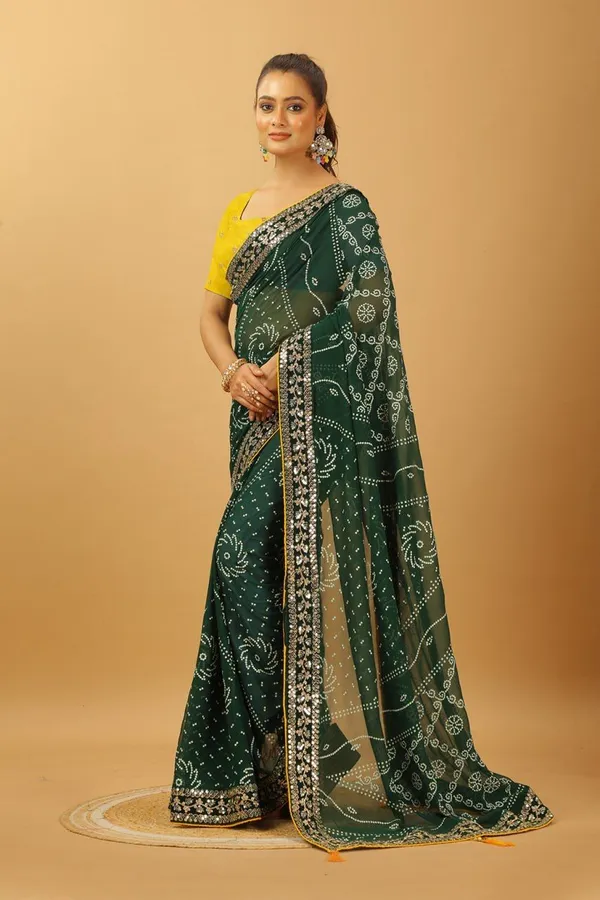 Green_Star_Georgette_Embroidered_Saree_For_Women