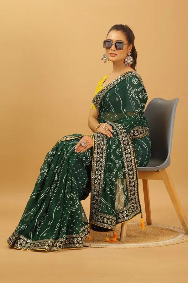 Green_Star_Georgette_Embroidered_Saree_For_Women