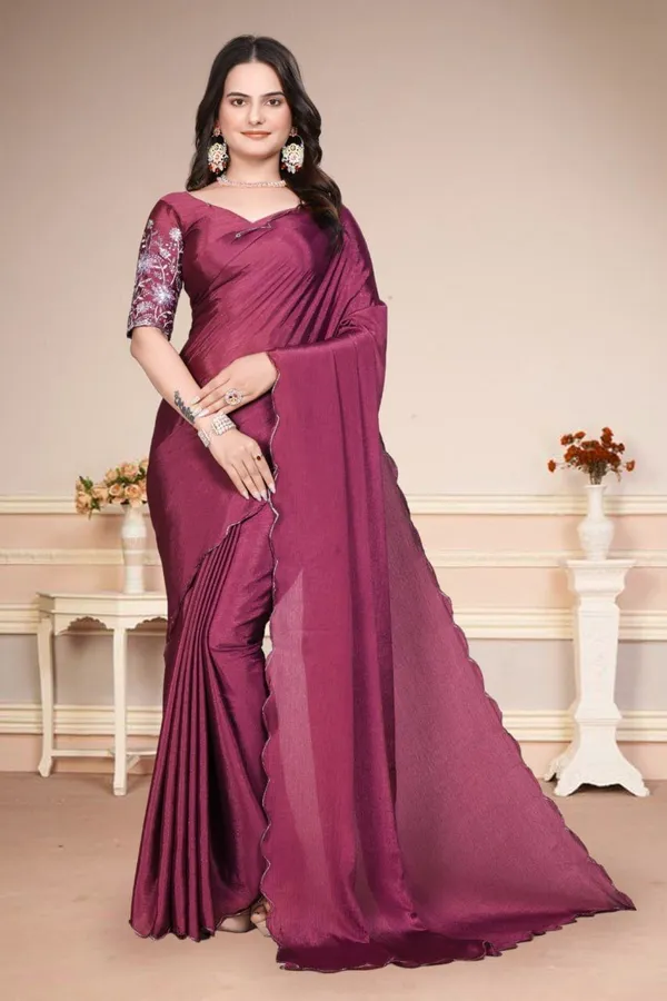 Pink_Star_Georgette_Embroidered_Saree_For_Women
