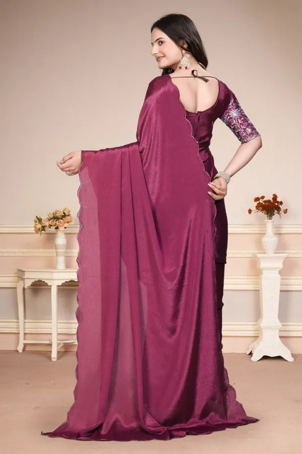 Pink_Star_Georgette_Embroidered_Saree_For_Women