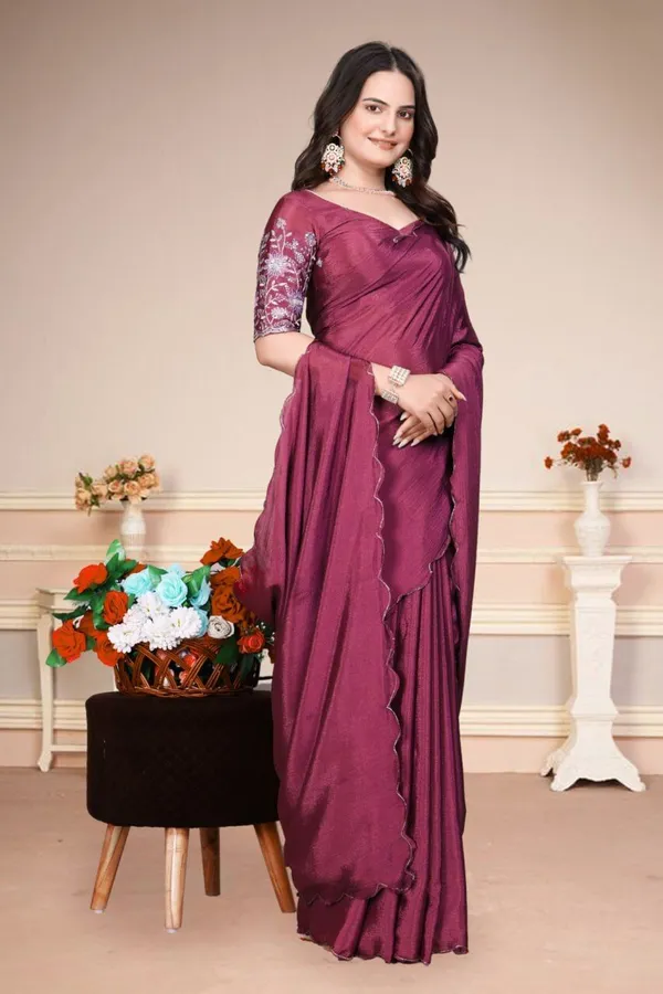 Pink_Star_Georgette_Embroidered_Saree_For_Women