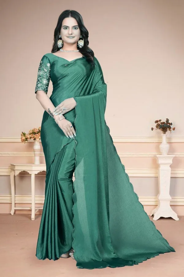 Light_Green_Star_Georgette_Embroidered_Saree_For_Women