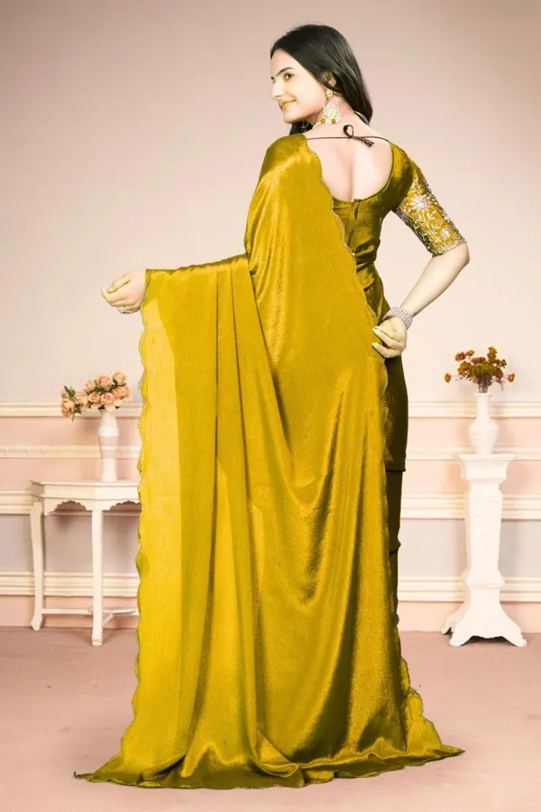 Yellow_Star_Georgette_Embroidered_Saree_For_Women