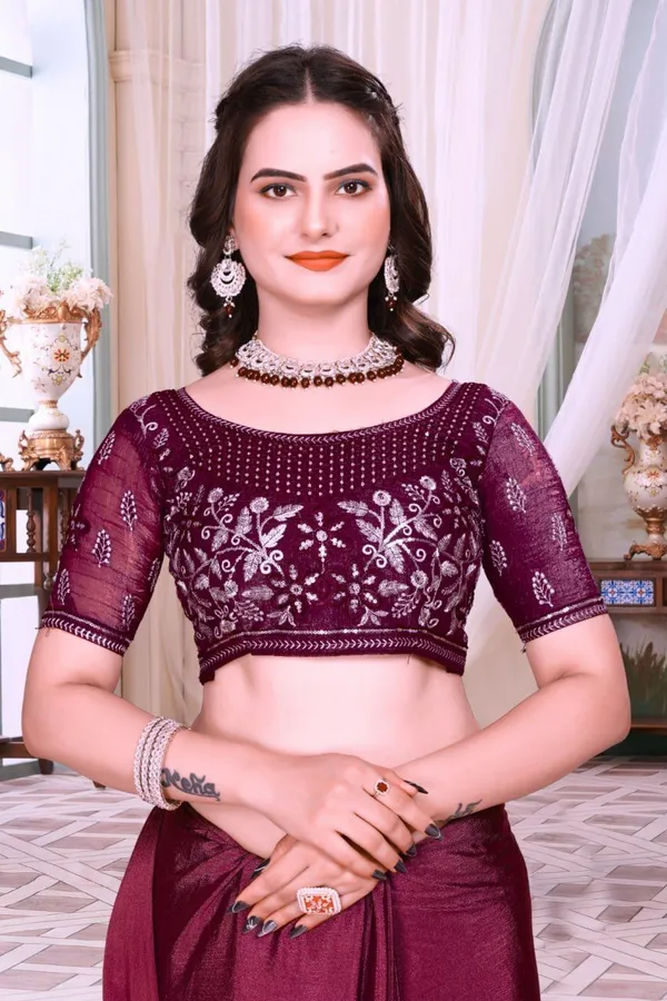 Pink_Star_Georgette_Embroidered_Saree_For_Women