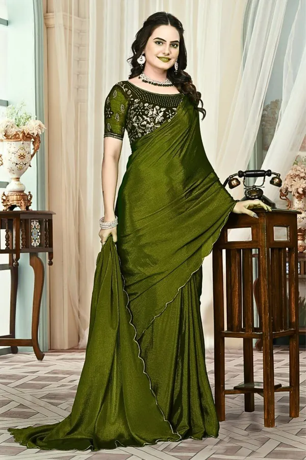 Light_Green_Star_Georgette_Embroidered_Saree_For_Women