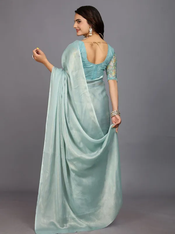 Blue_Star_Georgette_Self_Design_Saree_For_Women