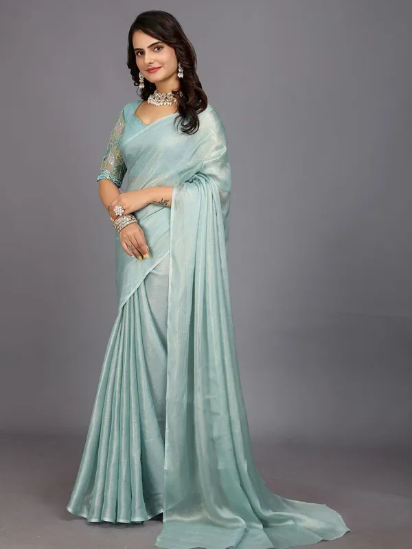 Blue_Star_Georgette_Self_Design_Saree_For_Women