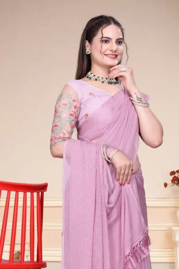 Purple_Star_Georgette_Saree_For_Women
