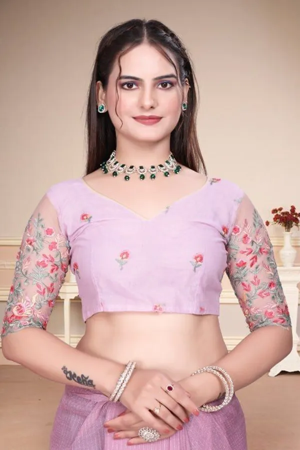 Purple_Star_Georgette_Saree_For_Women