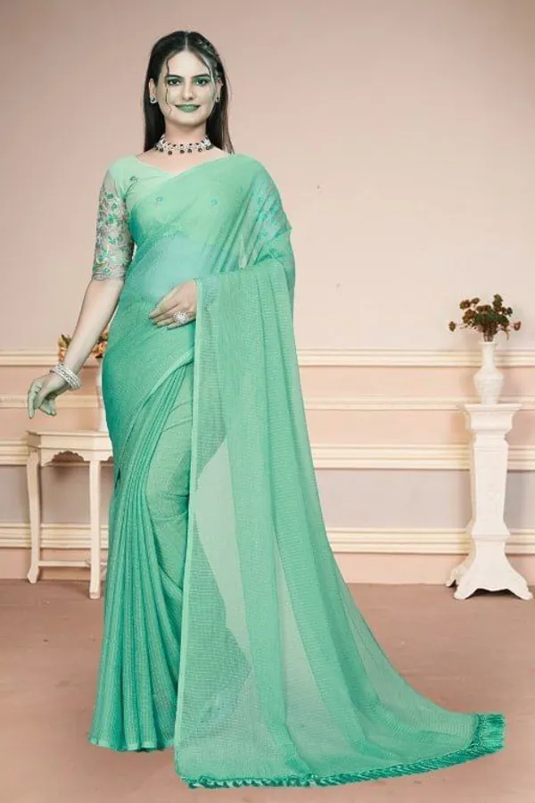 Blue_Star_Georgette_Striped_Embroidered_Saree_For_Women