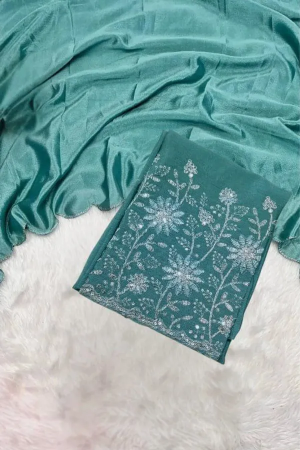 Green_Star_Georgette_Embroidered_Saree_For_Women